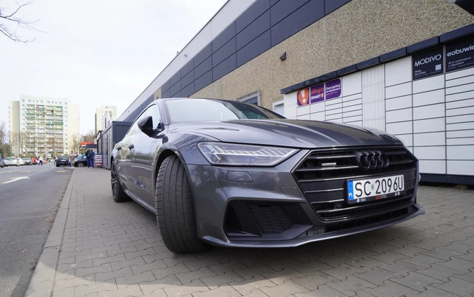 Audi A7 cena 209000 przebieg: 110000, rok produkcji 2018 z Wojnicz małe 211